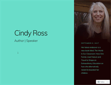 Tablet Screenshot of cindyrosstraveler.com